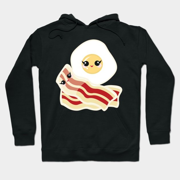 Kawaii eggs and bacon Hoodie by snowshade